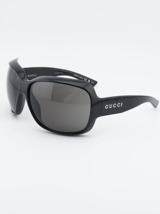 Gucci GG2176S 001Sunglasses Black Square Frame, Grey Lenses main image 9